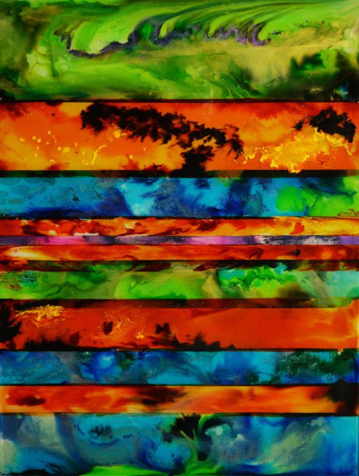 Textured glass décor-for-walls.