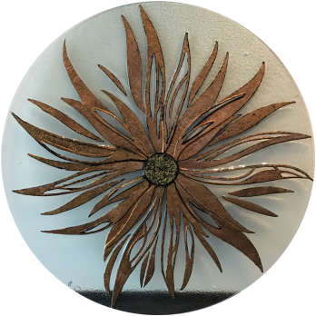 Copper Flower Disc