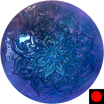 Purple Mandala Disc